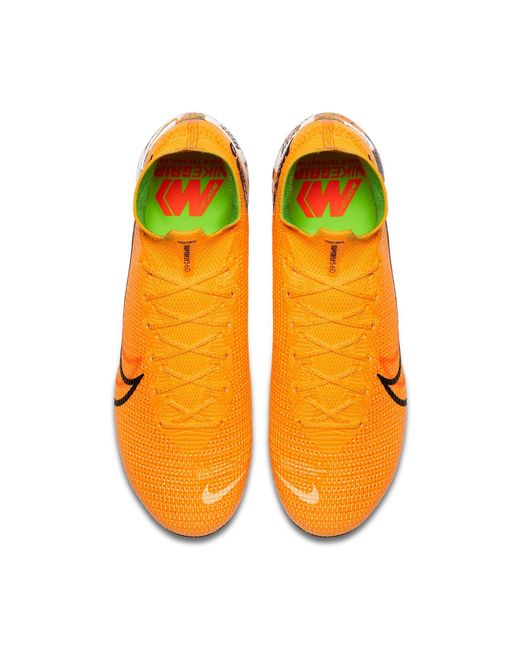 Nike Orange Mercurial Superfly 7 Elite Se Fg 'Laser' for men