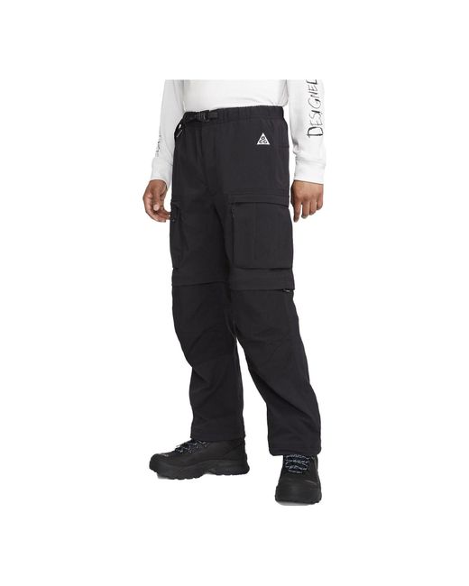 Nike Black Acg Smith Summit Cargo Pants for men
