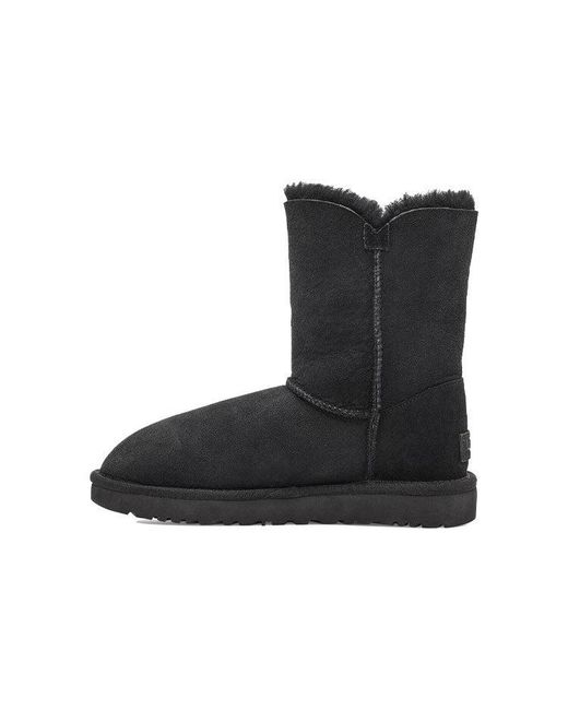 Ugg Black (Wmns) Bailey Button Ii Boot Fleece Lined