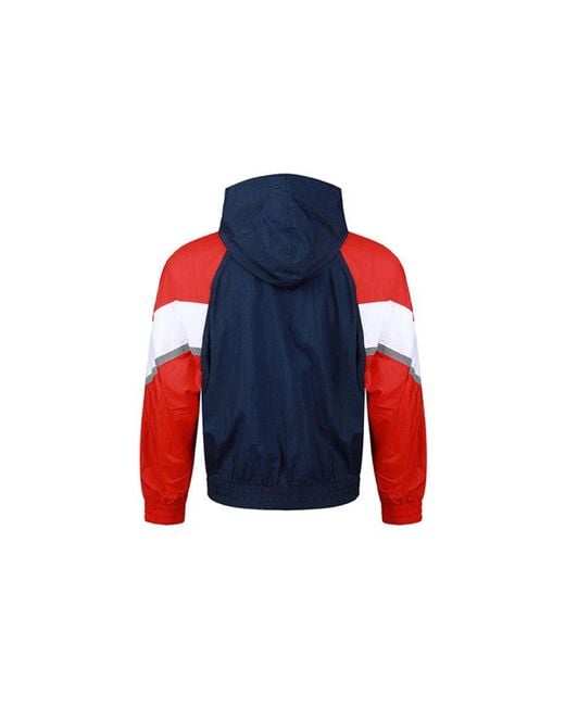 Nike Blue Sportswear Windrunner+ Hooded Windproof Reflective Jacket for men