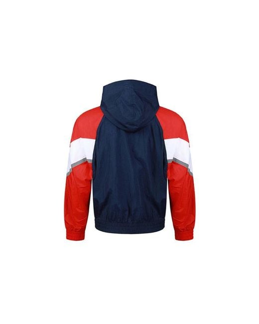 Nike Blue Sportswear Windrunner+ Hooded Windproof Reflective Jacket for men