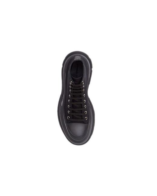 McQueen Black Tread Slick Boot for men