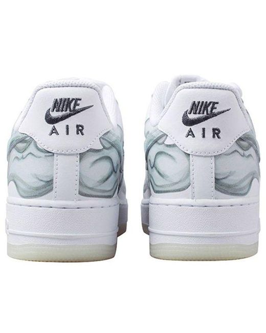 Nike White Air Force 1 Low Qs 'Skeleton' for men