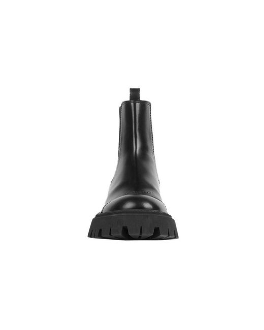 Balenciaga Black Tractor 20Mm Boots for men