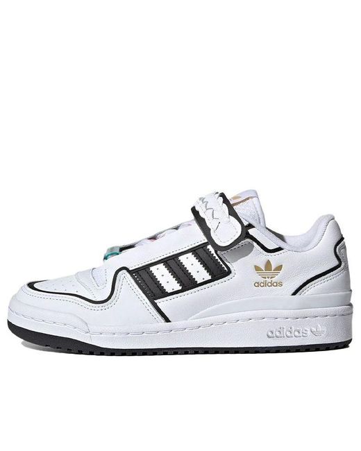 Adidas White (Wmns) Forum Plus 'I Love Dance'
