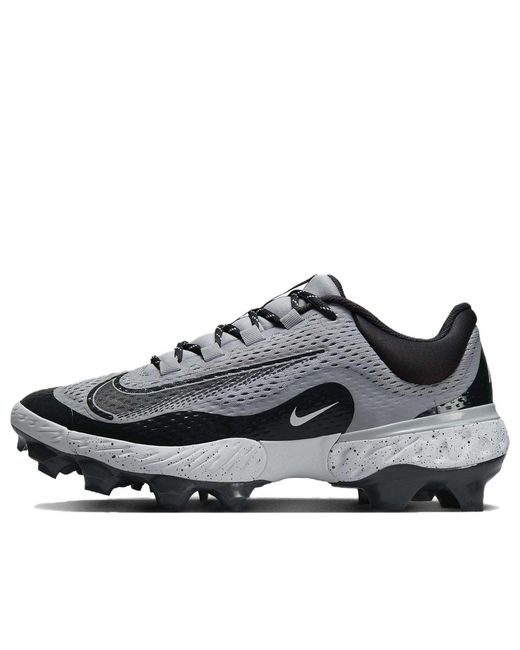 Nike Brown Alpha Huarache Elite 4 Mcs 'Wolf' for men