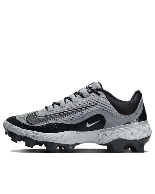 Nike Brown Alpha Huarache Elite 4 Mcs 'Wolf' for men