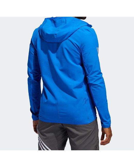 Adidas Blue Own The Run Jkt Running Sports Jacket for men
