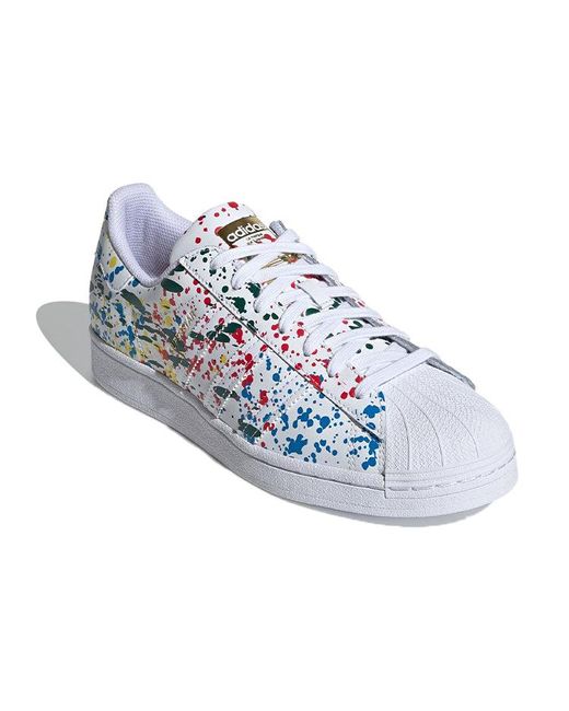 Adidas Blue Superstar 'Splashes, Splatter And Drips for men