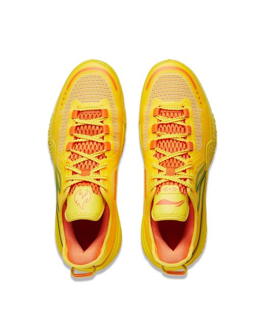 Li-ning Yellow Jie Ao Low 'Heart Flame' for men