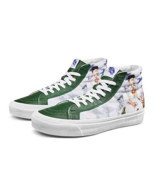 Vans Green Frida Kahlo X Og Sk8-Hi Lx 'Las Dos Fridas' for men