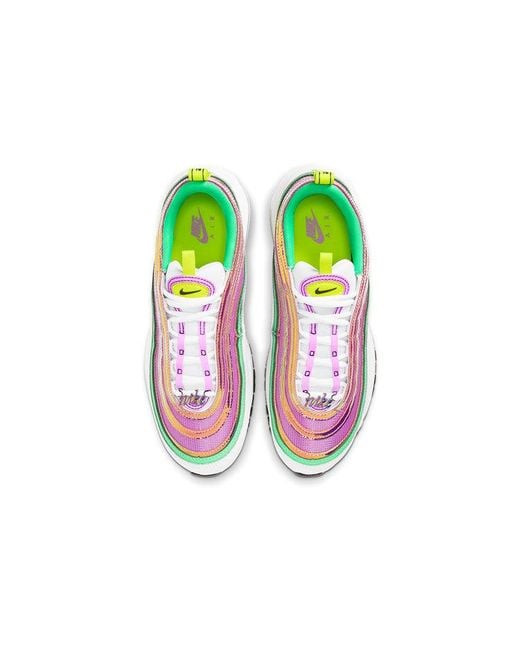 Nike White Air Max 9 'multi-color'