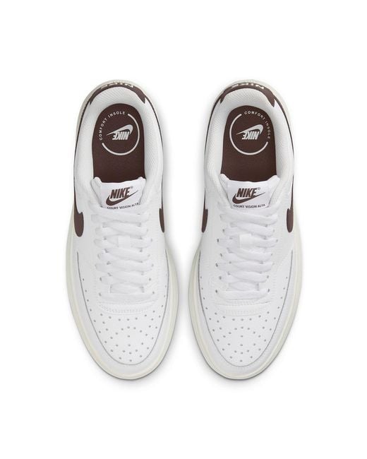 Nike White (Wmns) Court Vision Alta