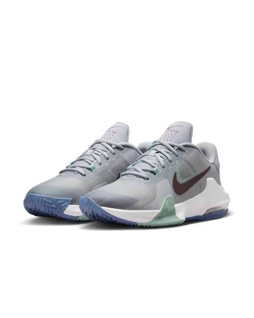 Nike Blue Air Max Impact 4 'Wolf Burgundy Crush' for men