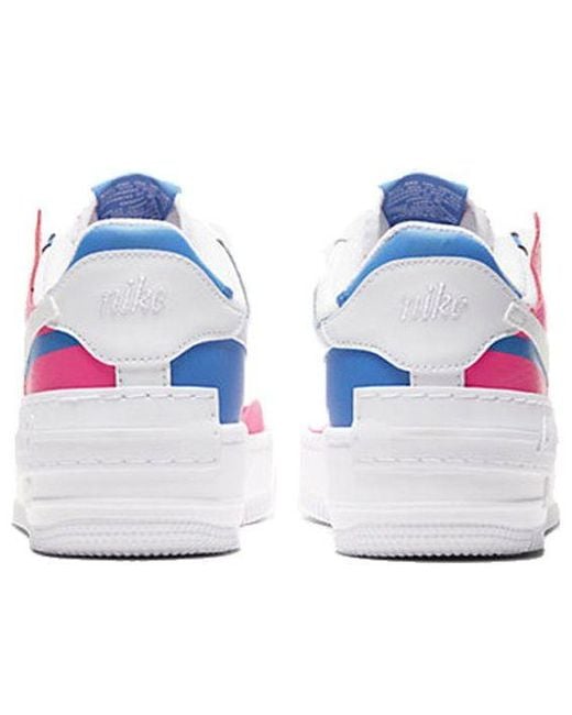 Nike White (Wmns) Air Force 1 Shadow 'Cotton Candy'