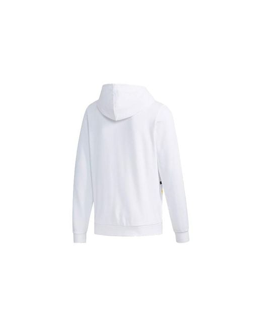 Adidas White Neo M Fav Gr Hoody Athleisure Casual Sports for men