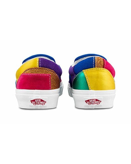 Vans Blue Classic Slip-On 'Pride for men