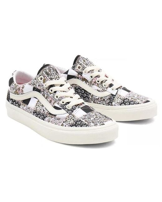 Vans White Old Skool 'Patchwork Floral' for men