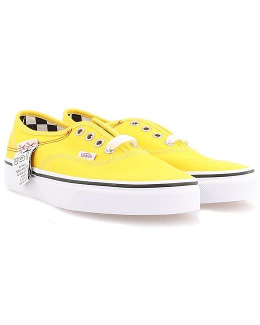 Vans Yellow Diy Authentic Hc Skate Sneakers Low Shoes for men