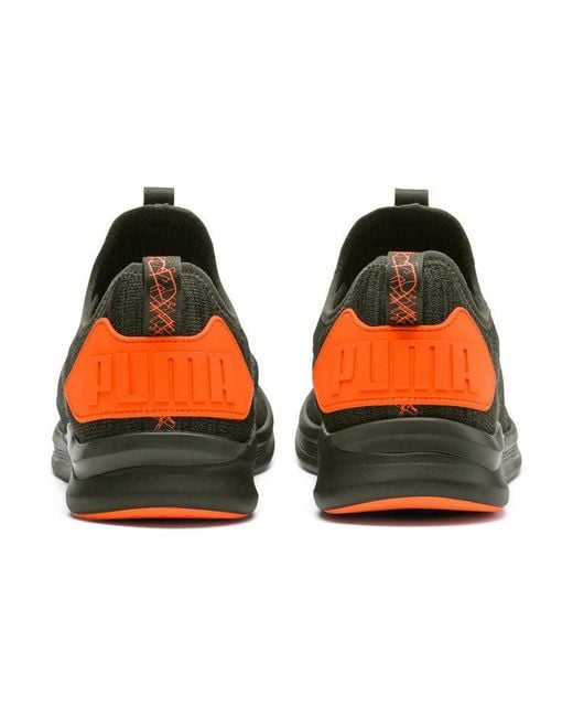 PUMA Brown Ignite Flash Evoknit Unrest 'Military' for men