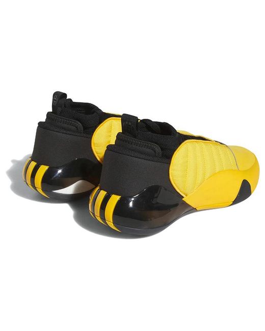 Adidas Yellow Harden Volume 7 Basketball Shoes 'Crew' for men