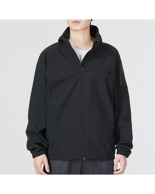 Adidas Black Id Warm Jacket for men