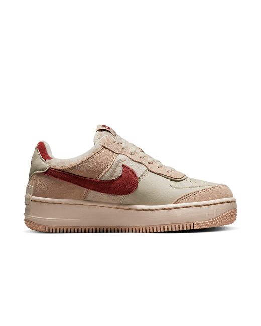 Nike Brown (Wmns) Air Force 1 Shadow 'Shimmer'