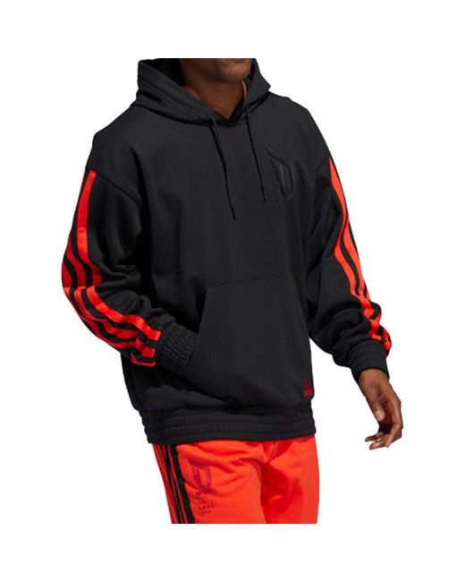 Adidas Black Basketball Sports Pullover for men