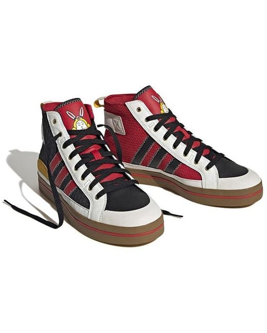 Adidas Blue Neo City Canvas Hi for men