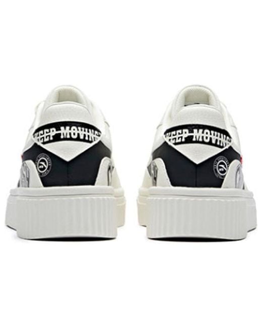 Anta White Skateboarding Series Sneakers for men