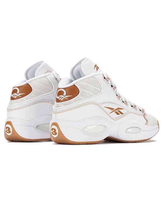 Reebok White Question Midv for men