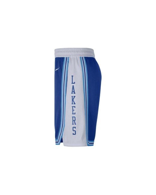 Nike Blue Casual Sports Basketball Shorts 20-21 Season Lakers for men