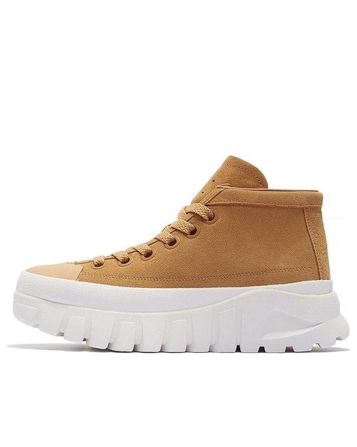 Li-ning Brown Leather Boot 'Khaki' for men