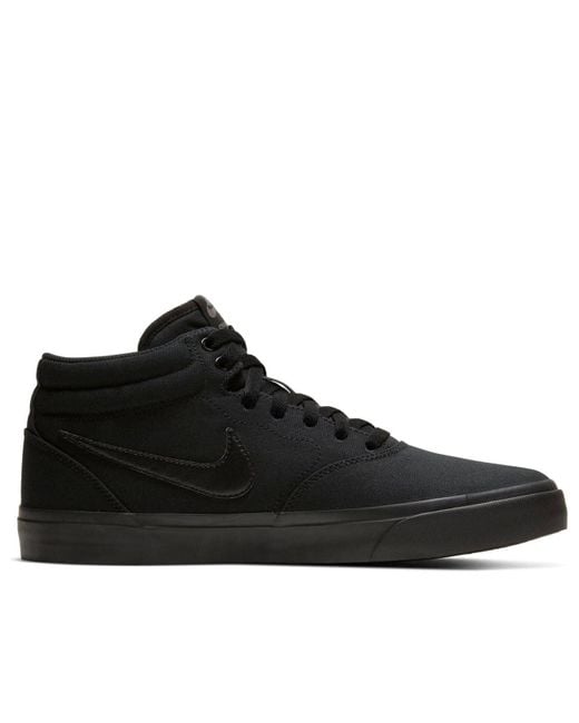Nike Black Sb Charge Mid Canvas for men