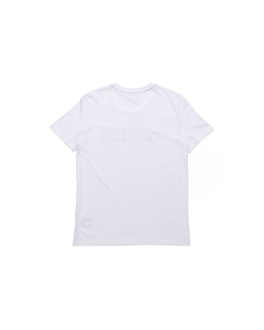 Adidas White Neo M Esntl Lg T 1 Sports Short Sleeve for men