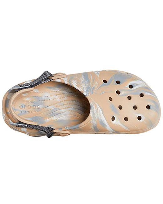 CROCSTM Natural All Terrain Marbled Classic Clog 'Chai Multi' for men