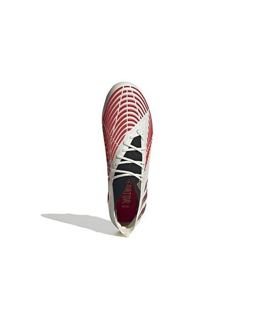 Adidas White Predator Edge.1 Fg 'Off Vivid' for men