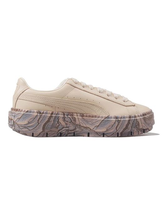 PUMA White (Wmns) Platform Trace Mimicry