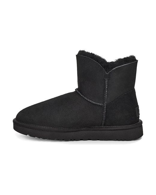 Ugg Black (Wmns) Bailey Zip Mini Fleece Lined