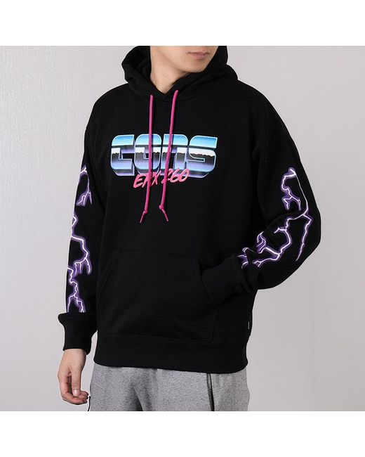 Converse Blue Flash Logo Printing Sports Fleece Lined for men