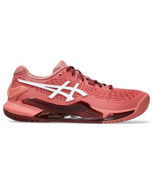 Asics Red (Wmns) Gel-Resolution 9 'Light Garnet'
