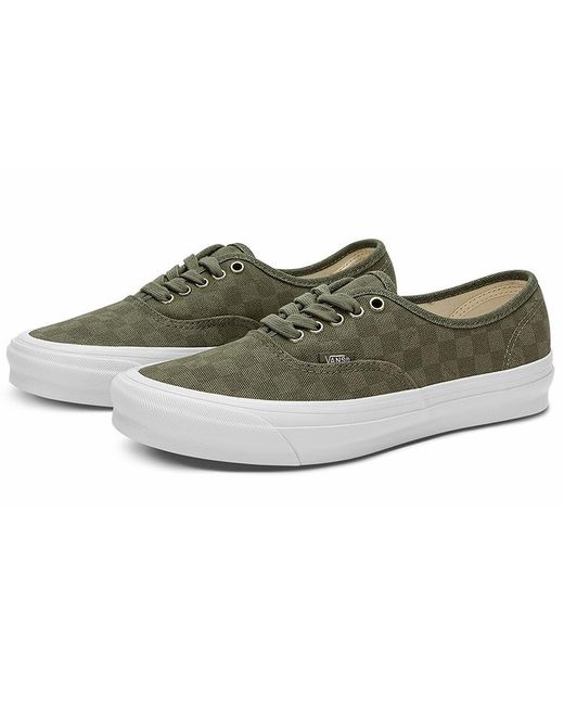 Vans Green Og Authentic Lx 'Grape Leaf Checkerboard' for men