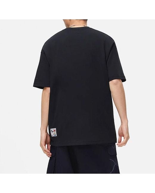 Li-ning Black X Disney Zootopia Graphic T-Shirt for men