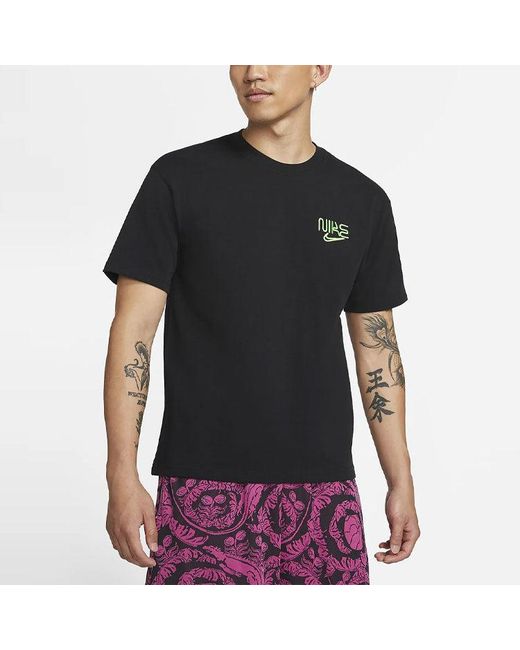 Nike Black As Nk Mi Cty Elv Ss 90 Tee for men