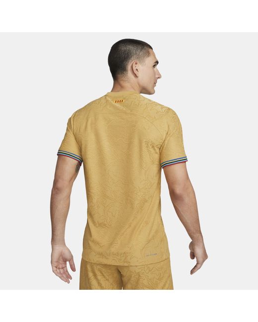 Nike Green Fc Barcelona 22/23 Dri-Fit Adv Match Away Jersey for men