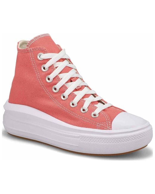 Converse Pink Chuck Taylor All Star Move Platform High Top Seasonal Color 'Ritual Rose' for men