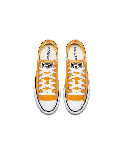 Converse Yellow Chuck Taylor All Star Seasonal Color Low Top for men