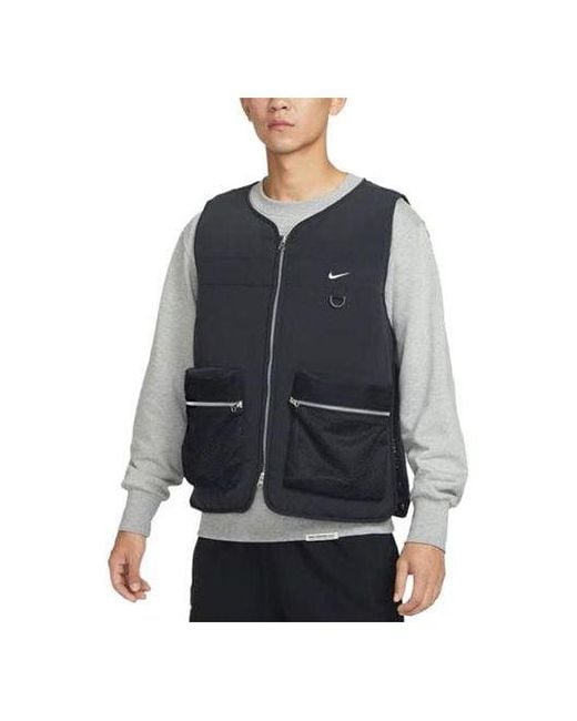 Nike Blue Full-Zip Premium Basketball Vest for men