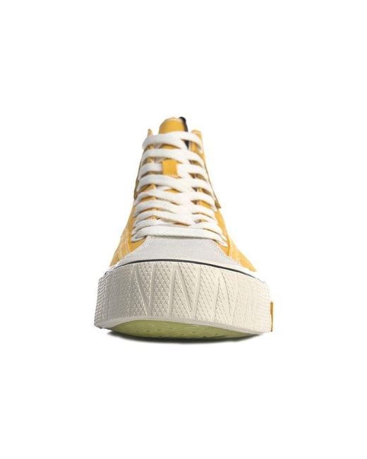 Li-ning Yellow Superwave Canvas Hi for men