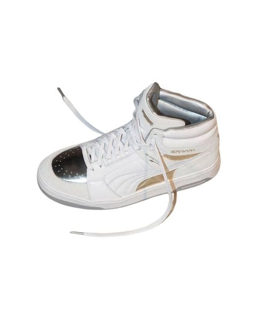 PUMA White Slipstream Mid X Sorayama for men